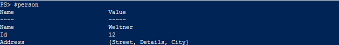 Powershell,嵌套哈希表
