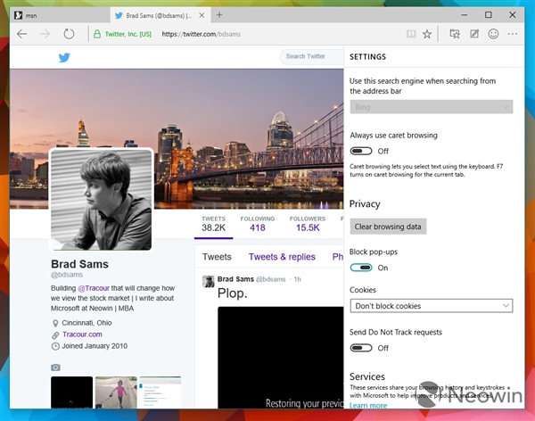 IE繼任者！斯巴達瀏覽器細節圖賞