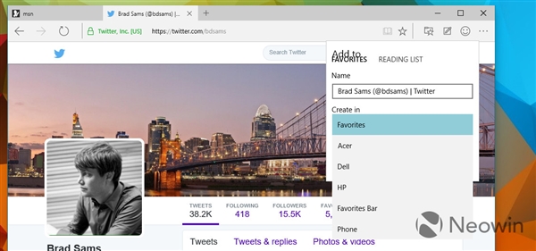 IE繼任者！斯巴達瀏覽器細節圖賞