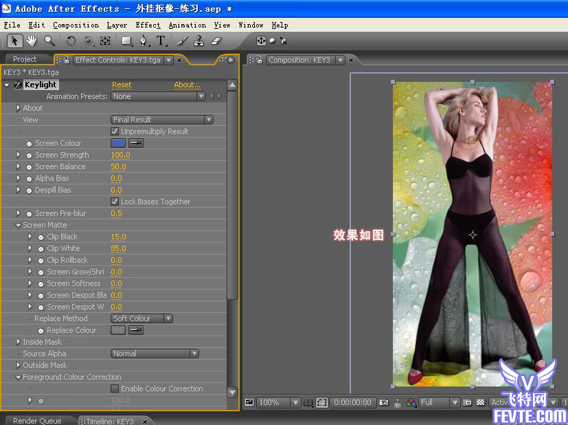 AE扣圖插件：The Foundry Keylight詳解 武林網 