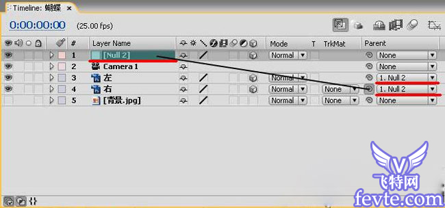 用AE給視頻合成飛舞的蝴蝶 飛特網 AE實例額教程