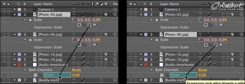 AE制作跟隨音符跳動的圖片 武林網