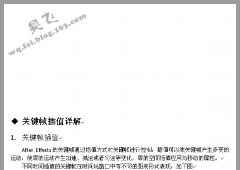 After Effects關鍵幀插值詳細介紹 飛特網 AE特效教程