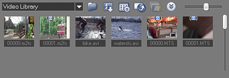 會聲會影直接從 Windows Vista® 媒體庫中加載媒體
