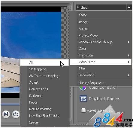 會聲會影使用切換濾鏡視圖功能教程 武林網教程