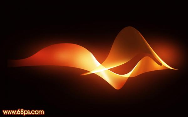 Photoshop設(shè)計(jì)打造出漂亮飄逸的紅色雙層光束