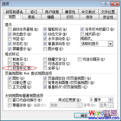 Word2003和2007如何隱藏去掉回車符