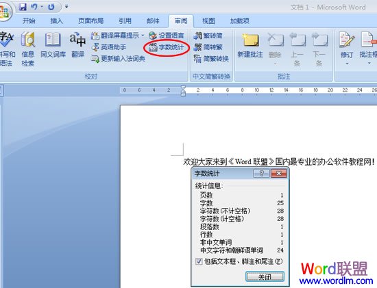 Word字數統計怎么用?2003/2007/2010統計字數全攻略!