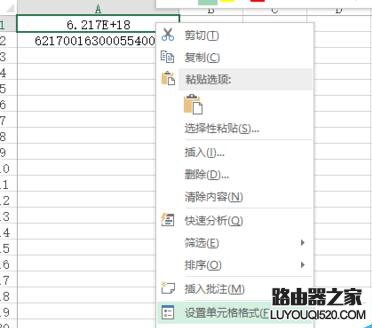 怎么在Excel中正確顯示出長串數字