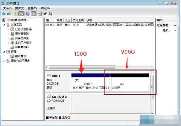 新買的電腦只有一個盤怎么辦？