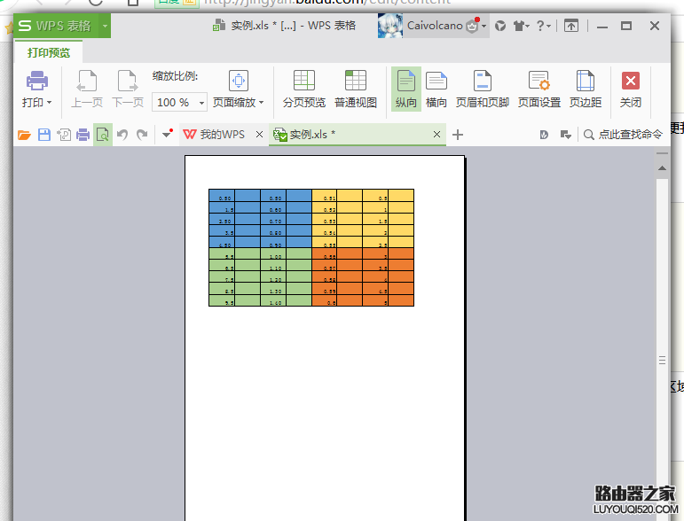 WPS怎么將一個頁面怎么分成多個頁面打印?