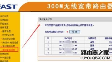 fast迅捷路由器怎么查看那些人連接到路由器