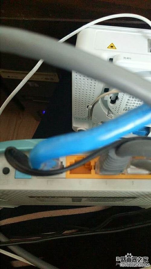 光貓連接路由器哪個口?