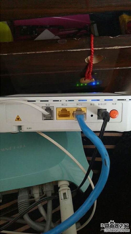 光貓連接路由器哪個口?