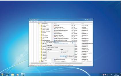 修改并發連接數