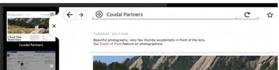 Mozilla展示平板電腦版火狐瀏覽器界面(組圖)