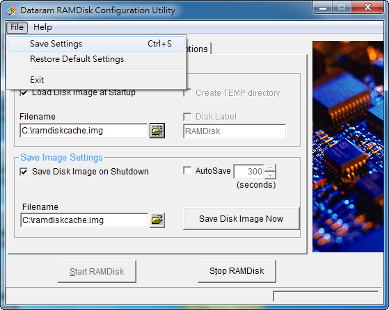 保存勾選 Load Disk 設(shè)置