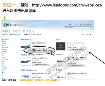 進入網頁快訊資源庫查找網站