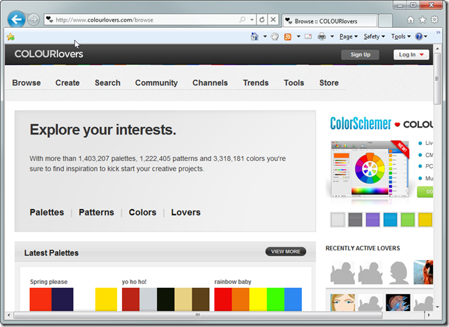 IE9命令欄中的RSS圖標
