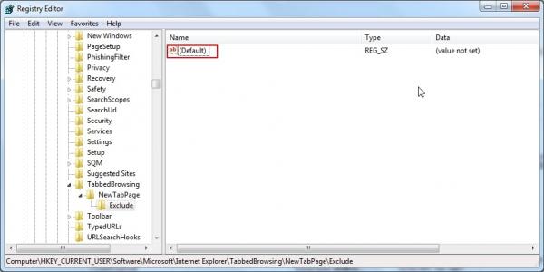 變成這樣的空的只剩Default的