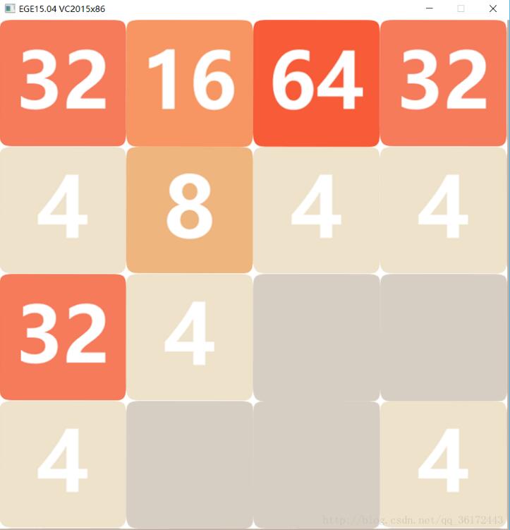 C語言,2048,游戲,ege