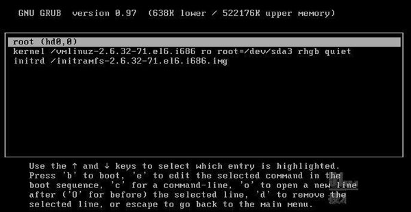 CentOS 6刪除的boot分區(qū)如何還原