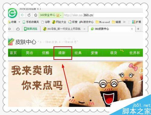 怎么改換瀏覽器皮膚呢