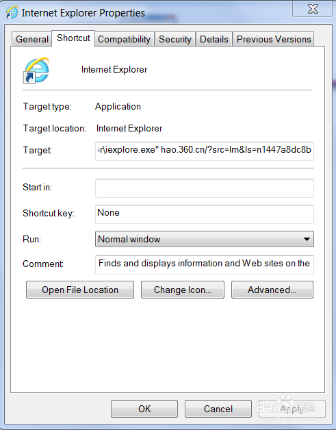 hao360惡意篡改IE首頁――修復(fù)方法