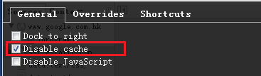 chrome 禁用緩存