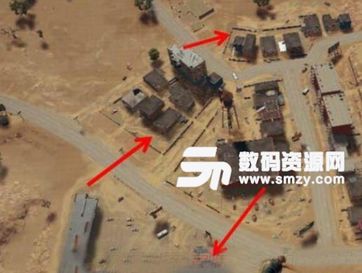 絕地求生大逃殺沙漠P城怎么打
