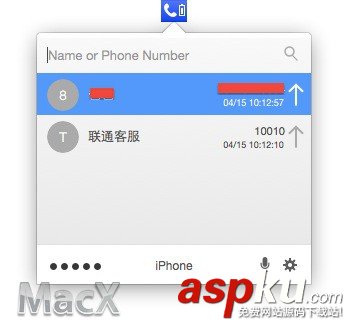 mac,10.10,打電話