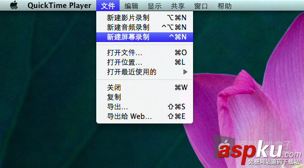 Mac系統(tǒng),QuickTime,Player,屏幕錄像