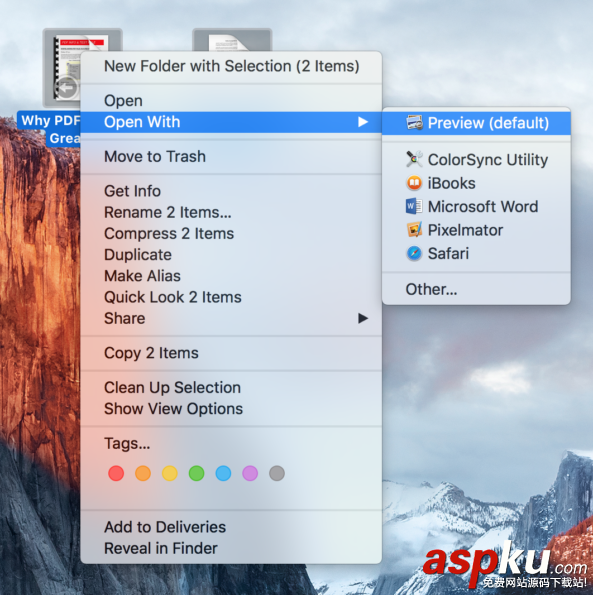 mac預覽合并pdf