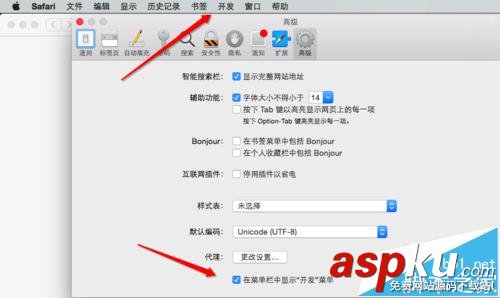 MAC,safari,開發者模式