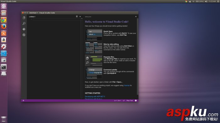 Ubuntu,VisualStudio