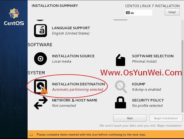 CentOS7.3.1611,系統安裝,CentOS