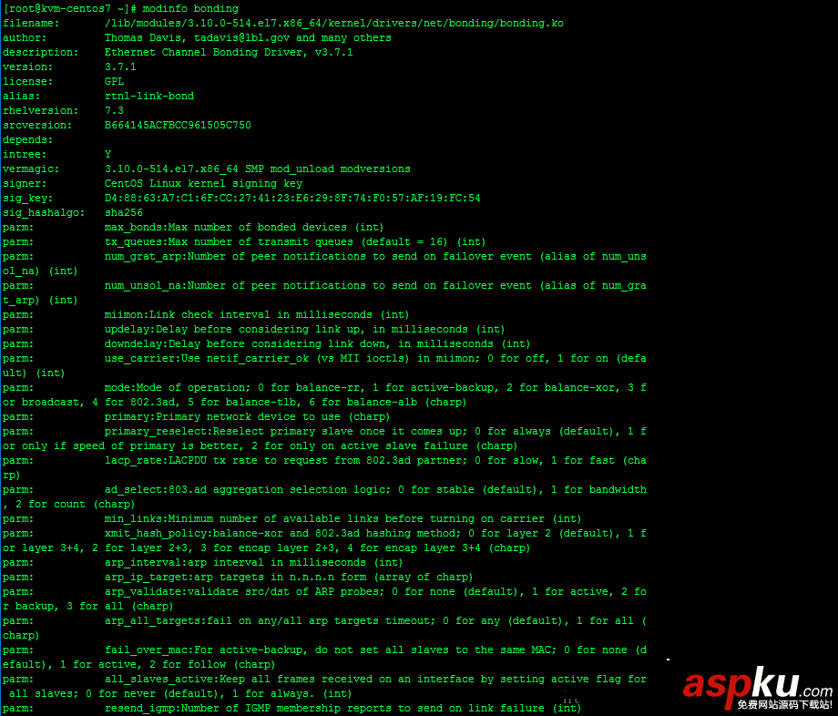 CentOS7,NIC,綁定