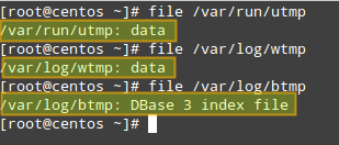 CentOS,登錄記錄