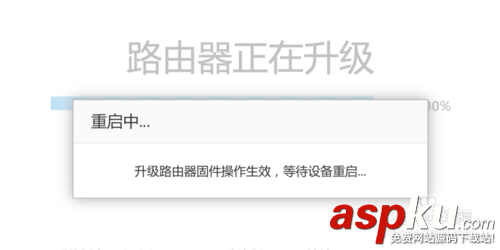 小米路由器,藍燈