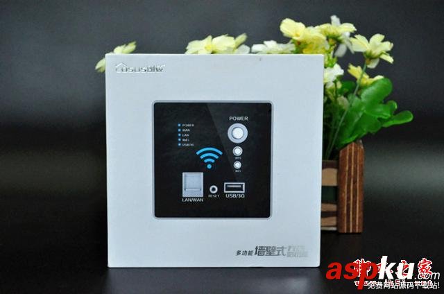 裝上墻壁的無線路由器 墻壁式無線路由 LS86-330 體驗 無線路由器,LS86-330