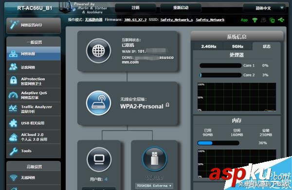 華碩AC66U,B1刷梅林,ac66ub1固件,梅林固件,DDNS穿透