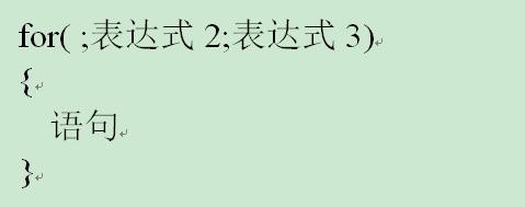 vs,for循環(huán),省略,表達(dá)式