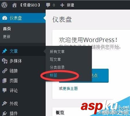 wordpress標(biāo)簽