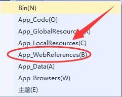 vs,ASP.Net,文件夾,選項