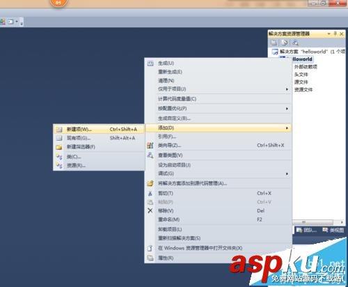 visualstudio,項目