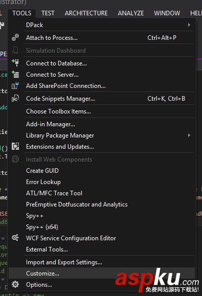 VS2012開啟右鍵菜單創建單元測試選項(Create Unit Tests) 的方法 VS2012,Create,Unit