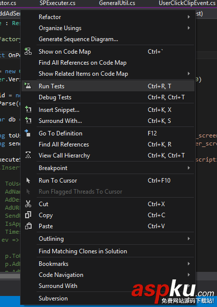 VS2012開啟右鍵菜單創建單元測試選項(Create Unit Tests) 的方法 VS2012,Create,Unit