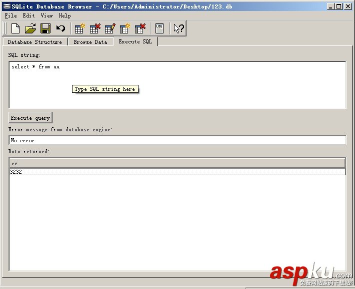 SQLite Database Browser數據庫查看器圖文使用教程 數據庫查看器,SQLiteDatabaseBrowser