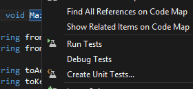 VS2012開啟右鍵菜單創建單元測試選項(Create Unit Tests) 的方法 VS2012,Create,Unit