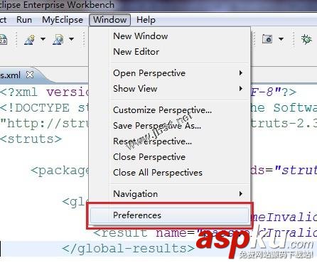 MyEclipse中配置struts.xml自動提示的方法 MyEclipse,struts.xml,自動提示